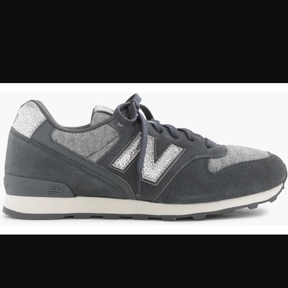 New Balance 696 for J. Crew Gray Herringbone RARE Limited Edition 6.5